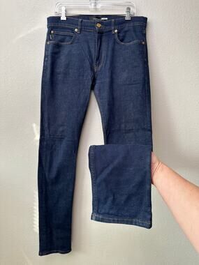 Versace Jeans Dark Wash Blue Men's US 33 Taylor Fit Straight Leg